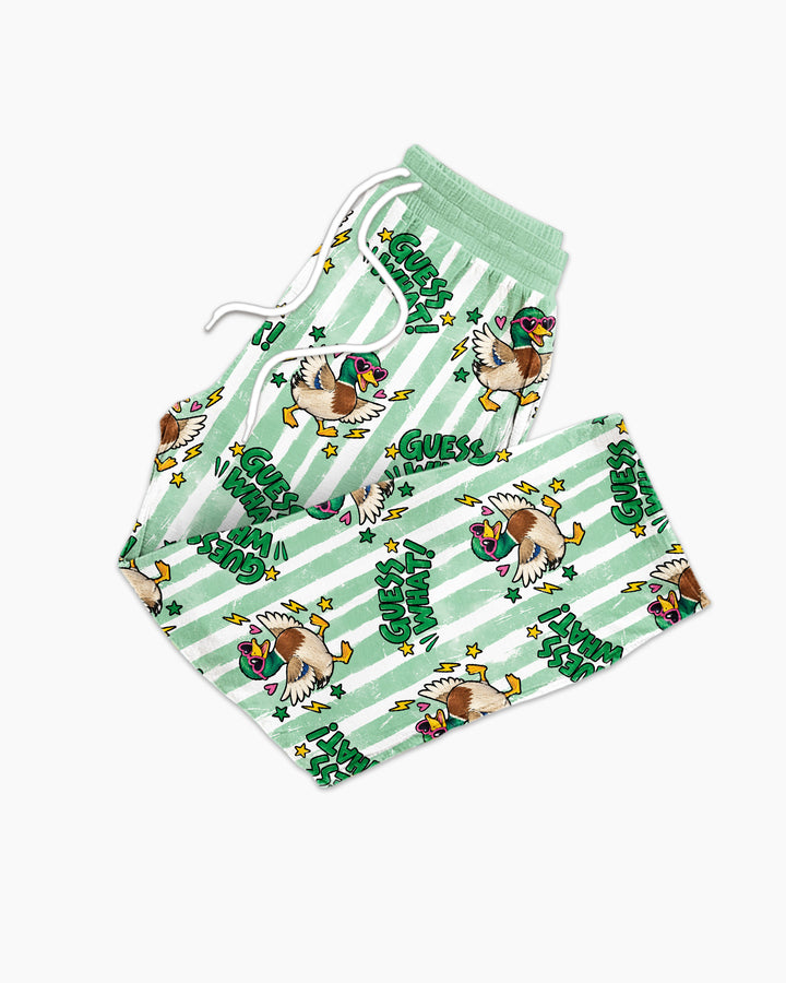 Guess What Mallard Butt Bamboo Men's Pajama Set
