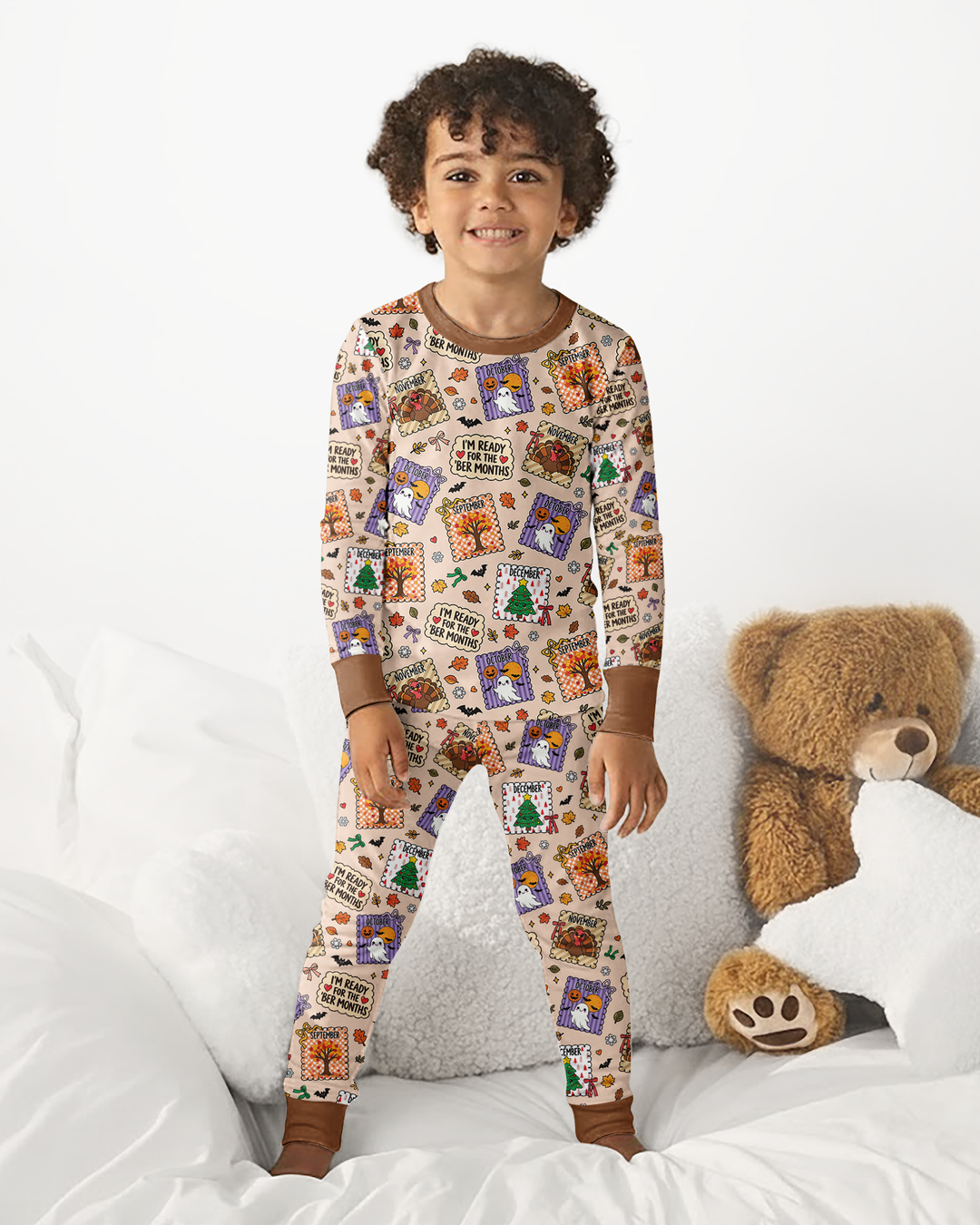 I’m Ready For The Ber Months Bamboo Two Piece Long Sleeve Pajama Set