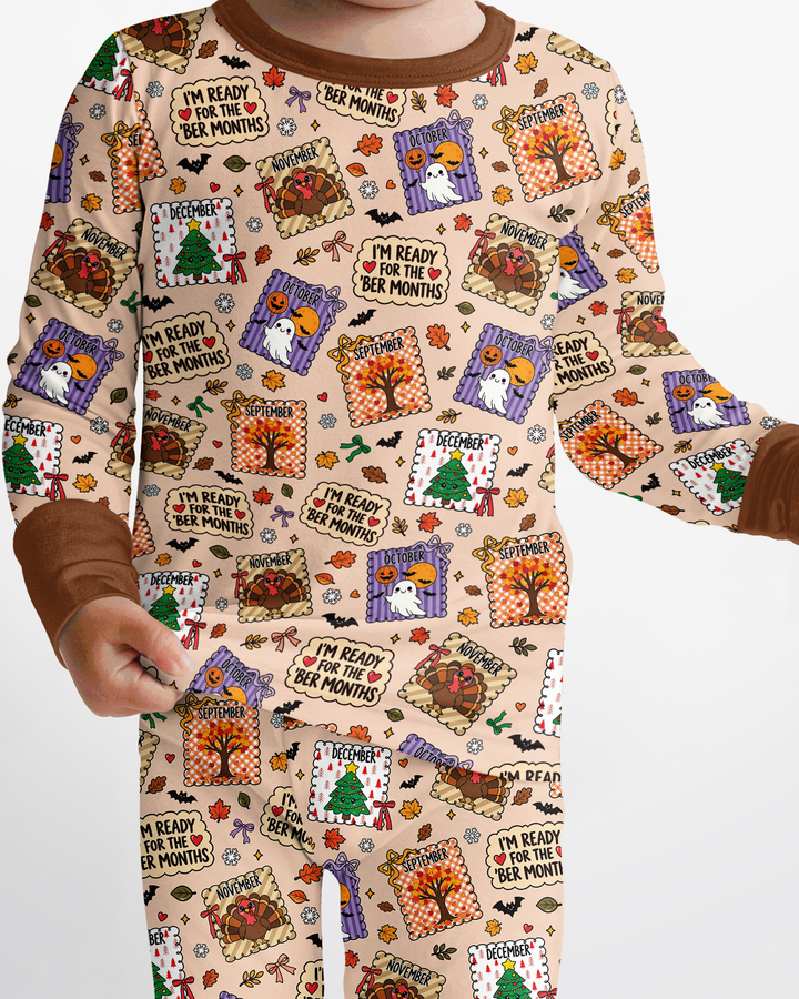 I’m Ready For The Ber Months Bamboo Two Piece Long Sleeve Pajama Set