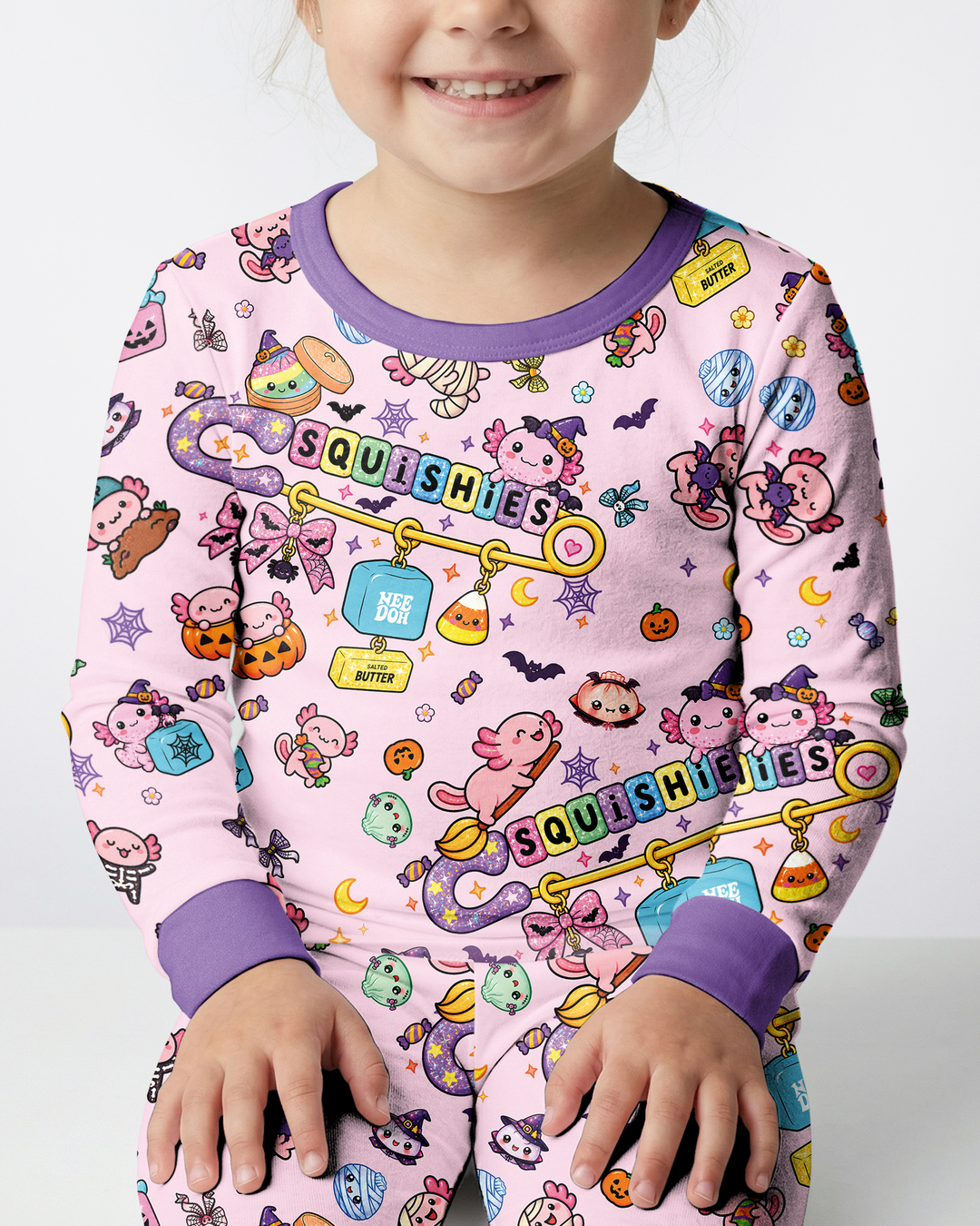 Life Is Better With Squishies Bamboo Two Piece Long Sleeve Pajama Set
