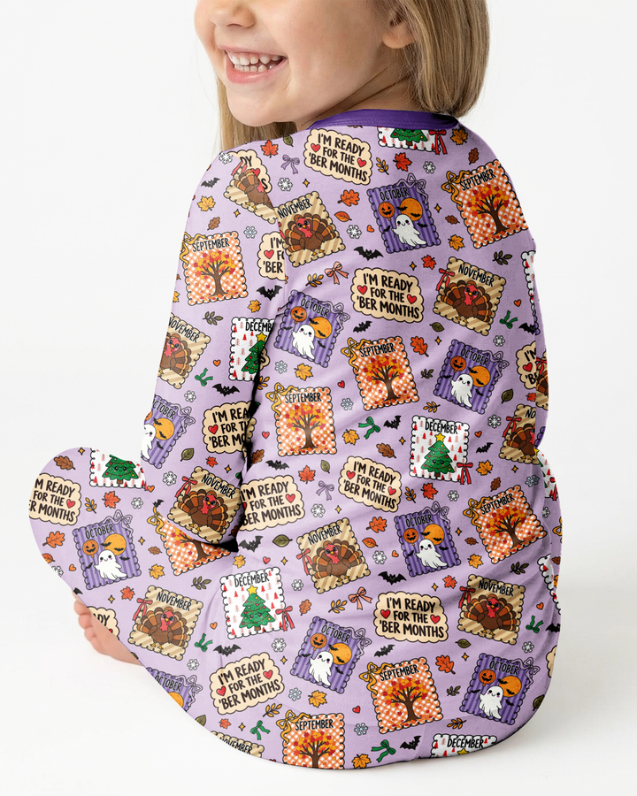I’m Ready For The Ber Months Bamboo Two Piece Long Sleeve Pajama Set