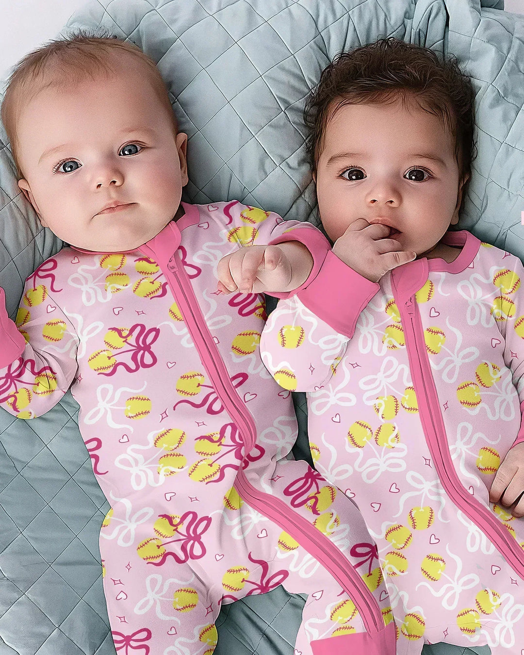 Gerippte Babykleidung mit individuellem Foto - Weich &amp; Skizzenhaft