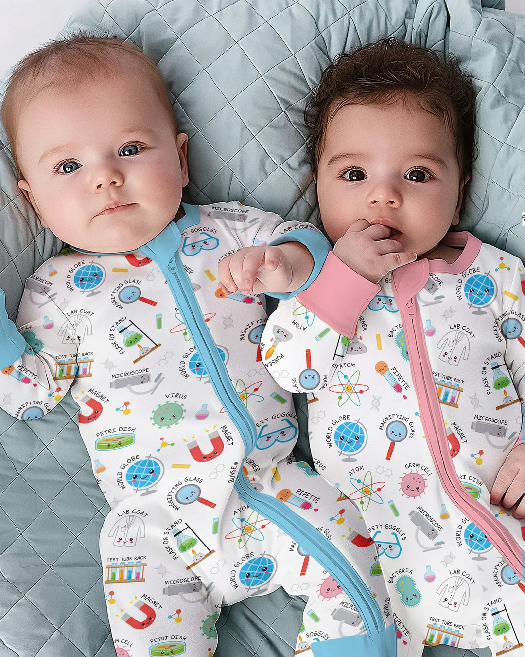 Science Fun Family Matching Bamboo Convertible Zippy