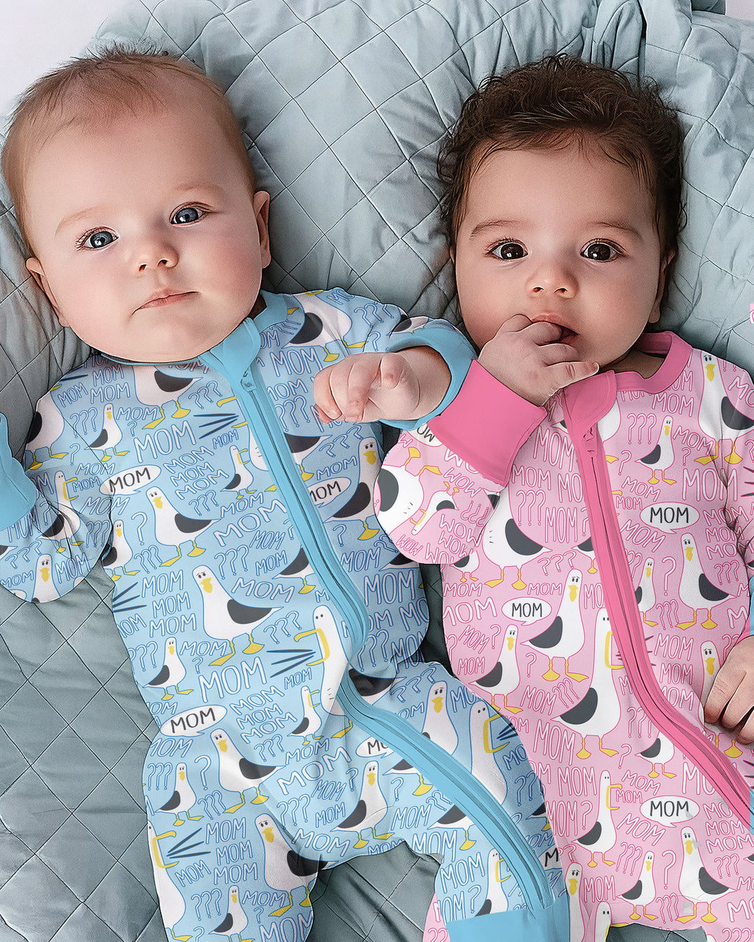 Funny Seagull MOM Convertible Zippy