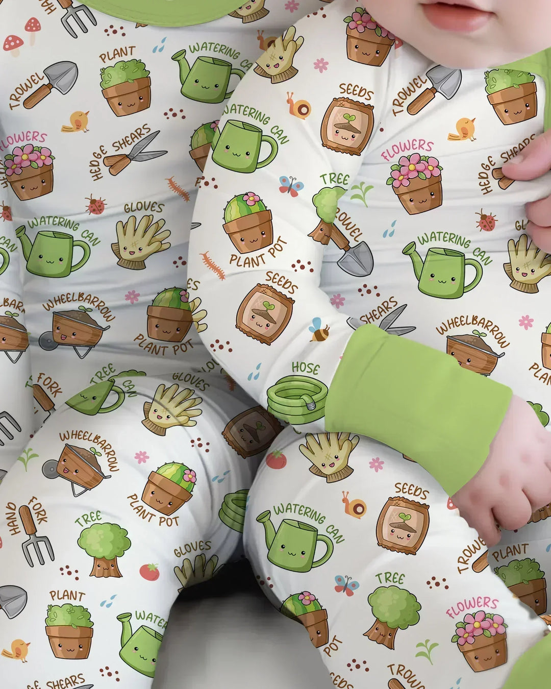 Gerippte Babykleidung mit individuellem Foto - Weich &amp; Skizzenhaft