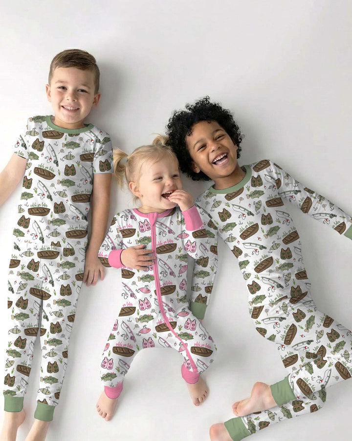 Catch Ya Later Bamboo Two Piece Long Sleeve Pajama Set