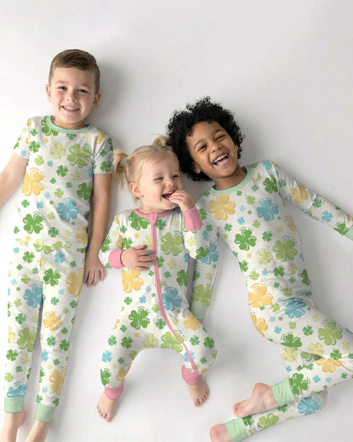 Zweiteiliges, kurzärmliges Pyjama-Set mit Marienkäfern