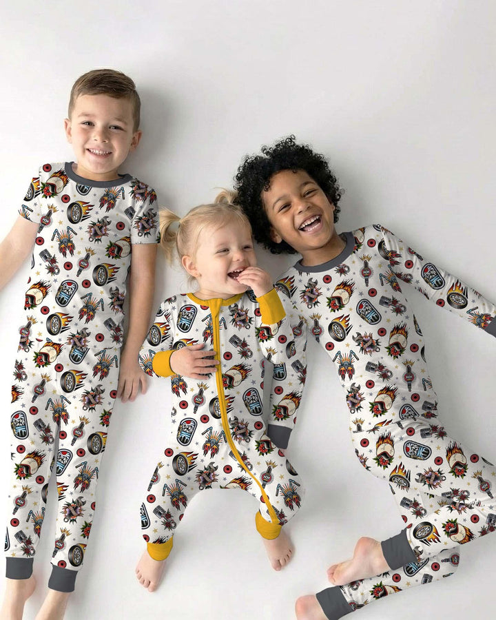 Born to Ride Together Family Matching Bamboo Convertible Zippy