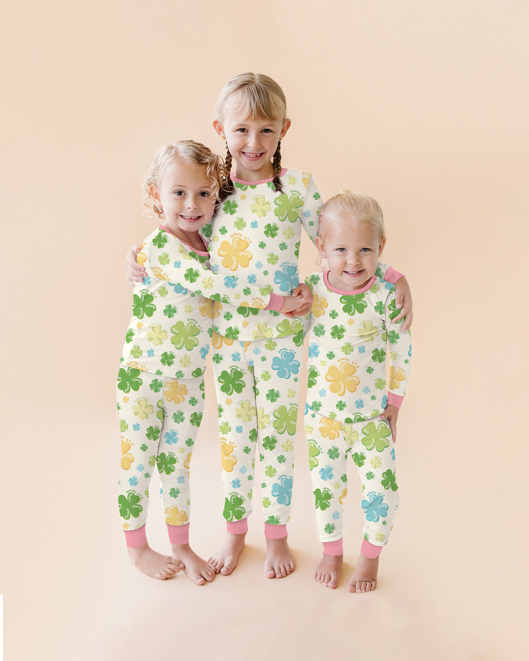 Shamrocks Print St. Patrick's Day  Women Pajama Set