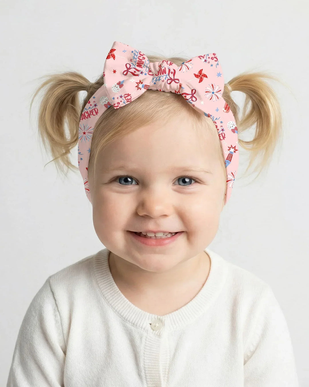 Little Miss Firecracker 4th July Headband