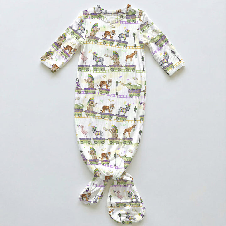 Mardi Gras Jungle Krewe Knot Gown