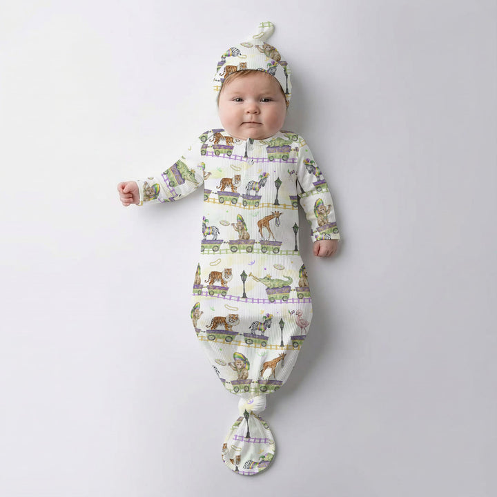 Mardi Gras Jungle Krewe Knot Gown