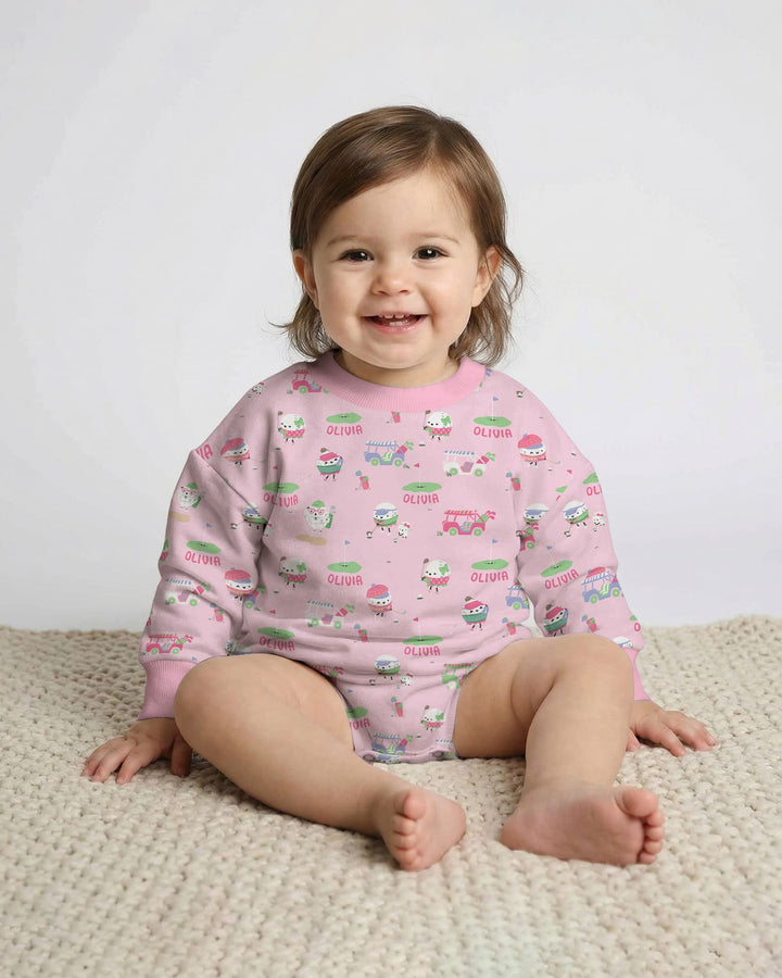 Cute Golf ball Bubble Romper