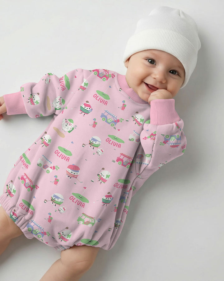 Cute Golf ball Bubble Romper