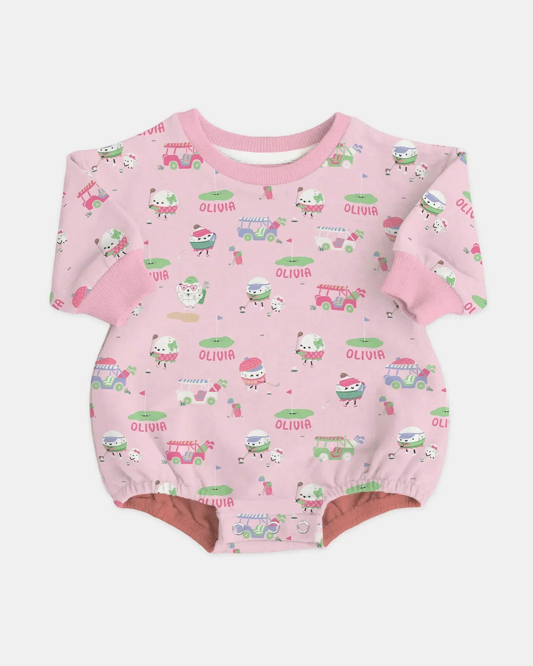 Cute Golf ball Bubble Romper