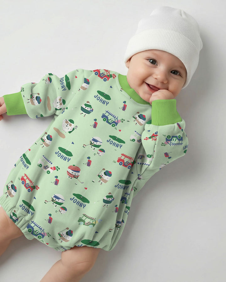 Cute Golf ball Bubble Romper