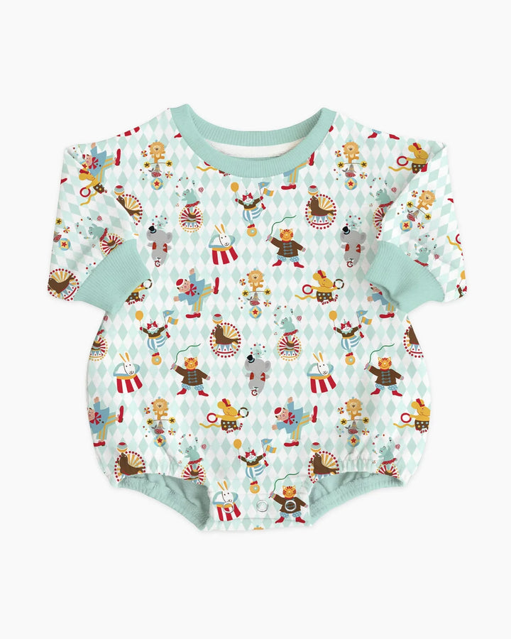 Circus Animal Bamboo Bubble Romper