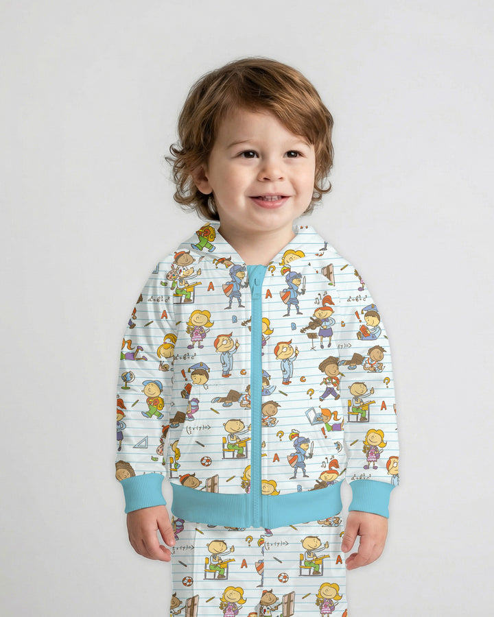 School Days Adventure Bamboo Zip Hoodie