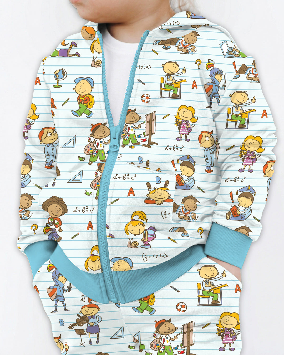 School Days Adventure Bamboo Zip Hoodie