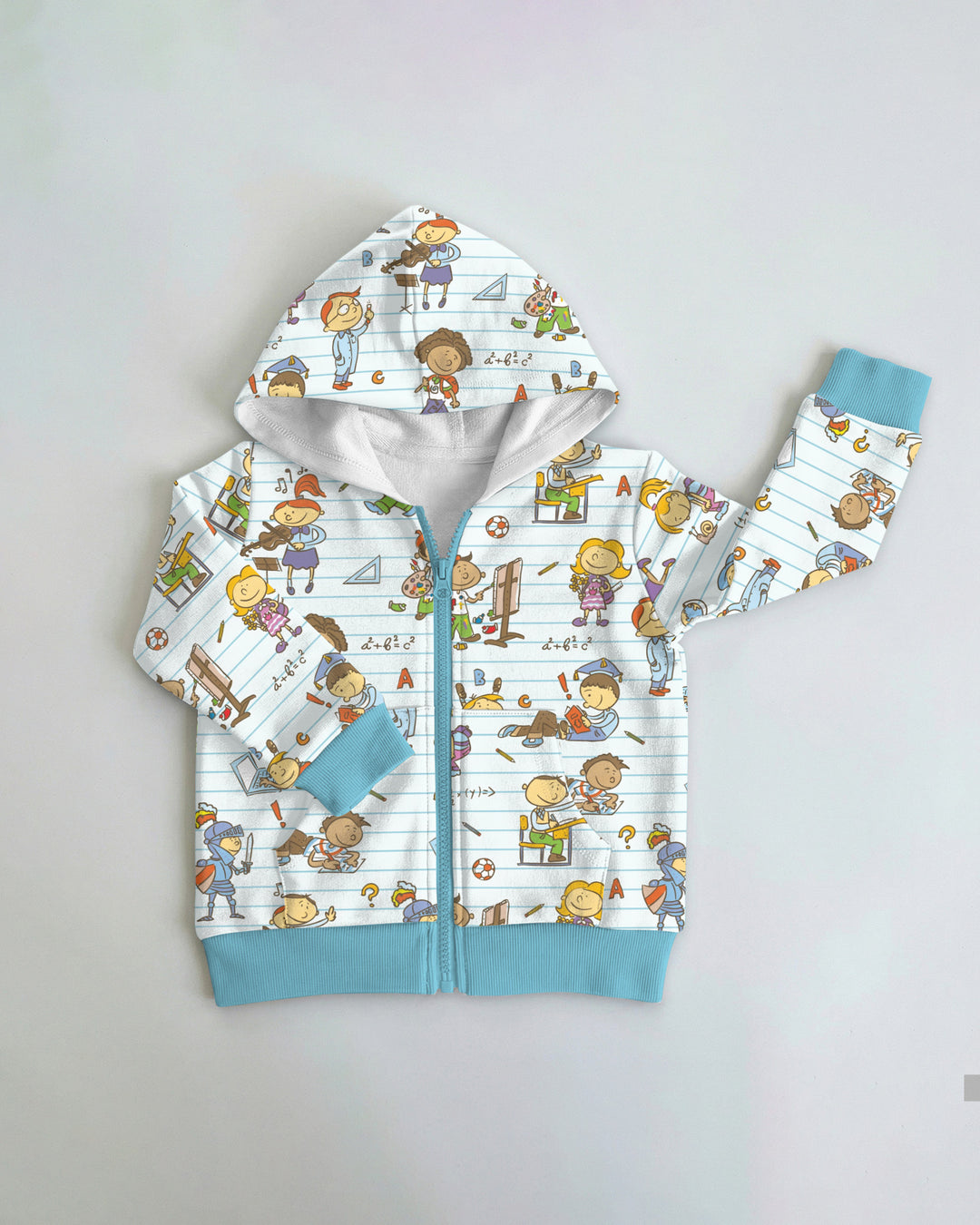 School Days Adventure Bamboo Zip Hoodie