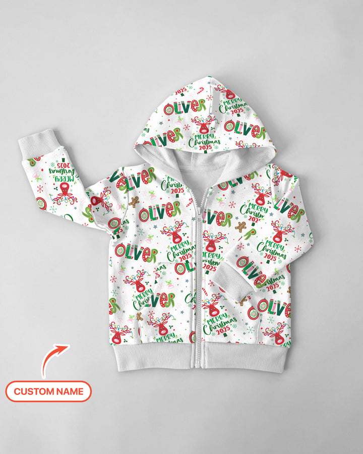 Custom Name "Whimsical Little Things"  Zip Hoodie