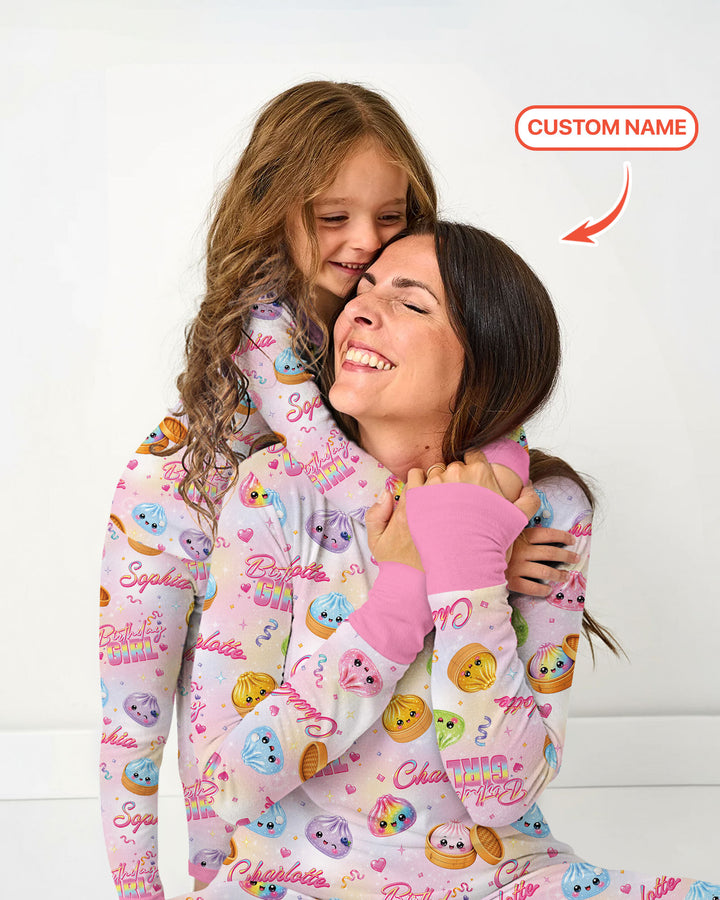 Conjunto de pijama de dos piezas de bambú con mangas largas, plantilla PERSONALIZADA