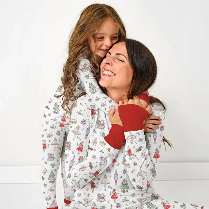 Sweet Nutcracker Holiday Matching Mom And Baby Women Pajama Set