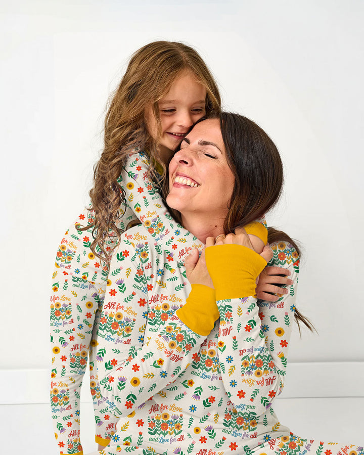 Love For All Family Matching Bamboo Women Pajama Set