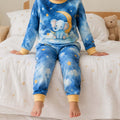 Moonlit Elephant Cloud Bamboo Two Piece Long Sleeve Pajama Set