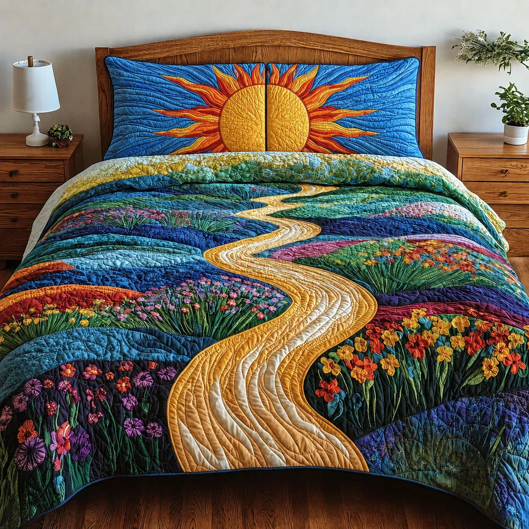 Morning Ray Bamboo Quilt Bedding Set