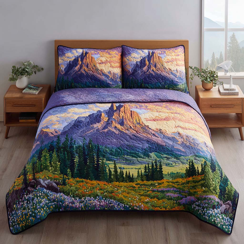 Natural Harmony Dreams Bamboo Quilt Bedding Set