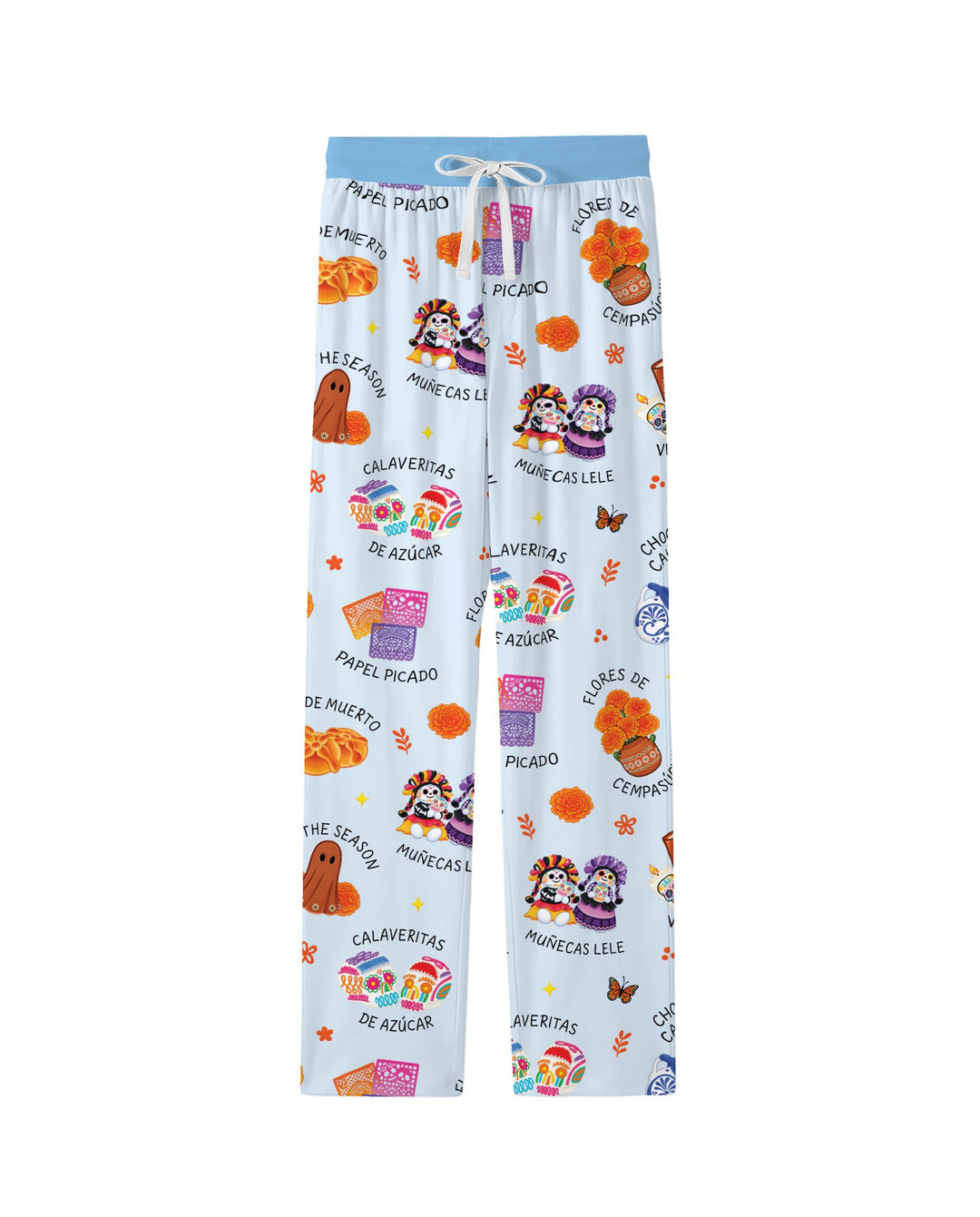 Tis the Dia De Muertos Bamboo Men's Pajama Set