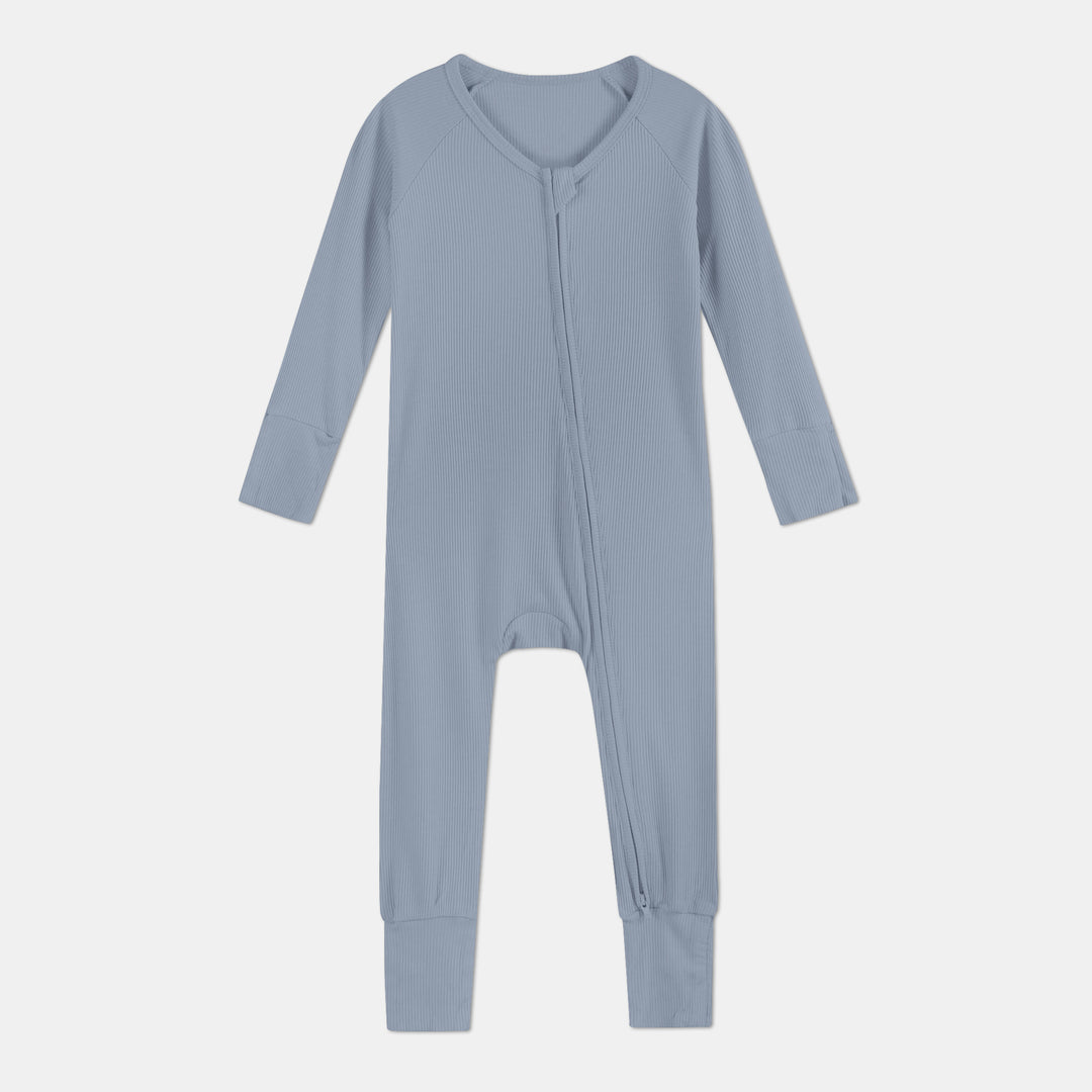 Misty Blue Ribbed Convertible Zippy