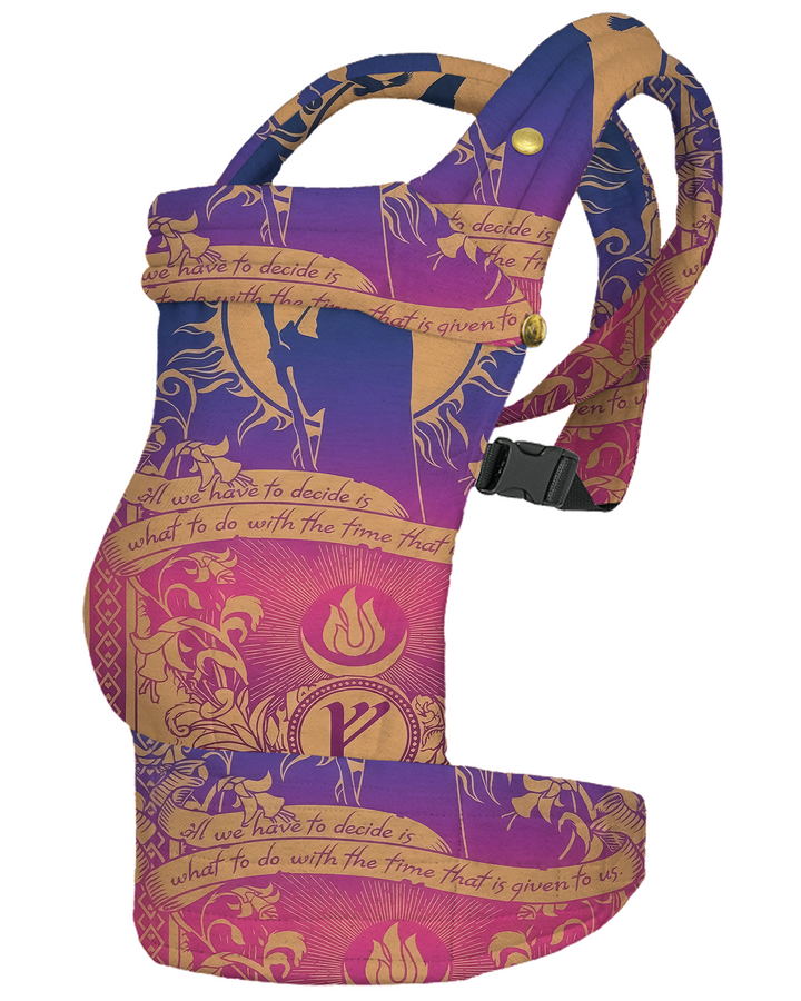 Mystic Fire Emblem Gradient Scroll Baby Carrier