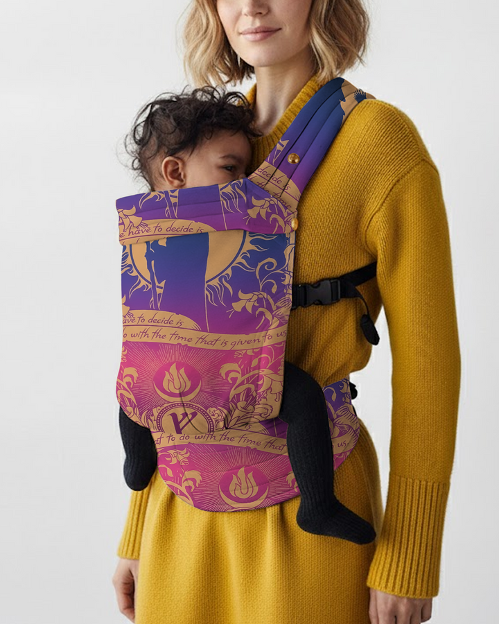 Mystic Fire Emblem Gradient Scroll Baby Carrier