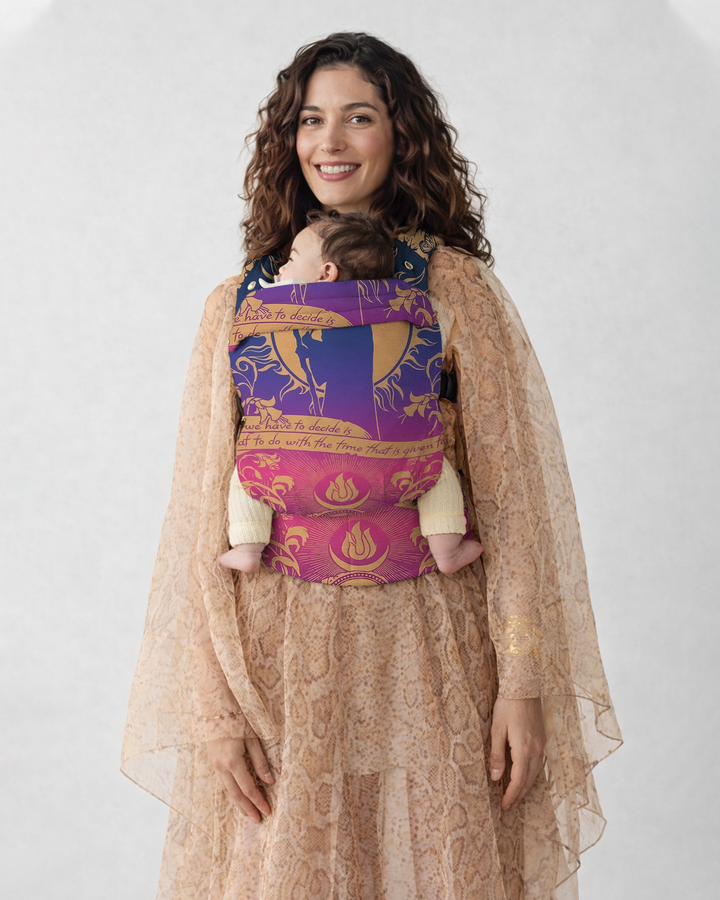 Mystic Fire Emblem Gradient Scroll Baby Carrier