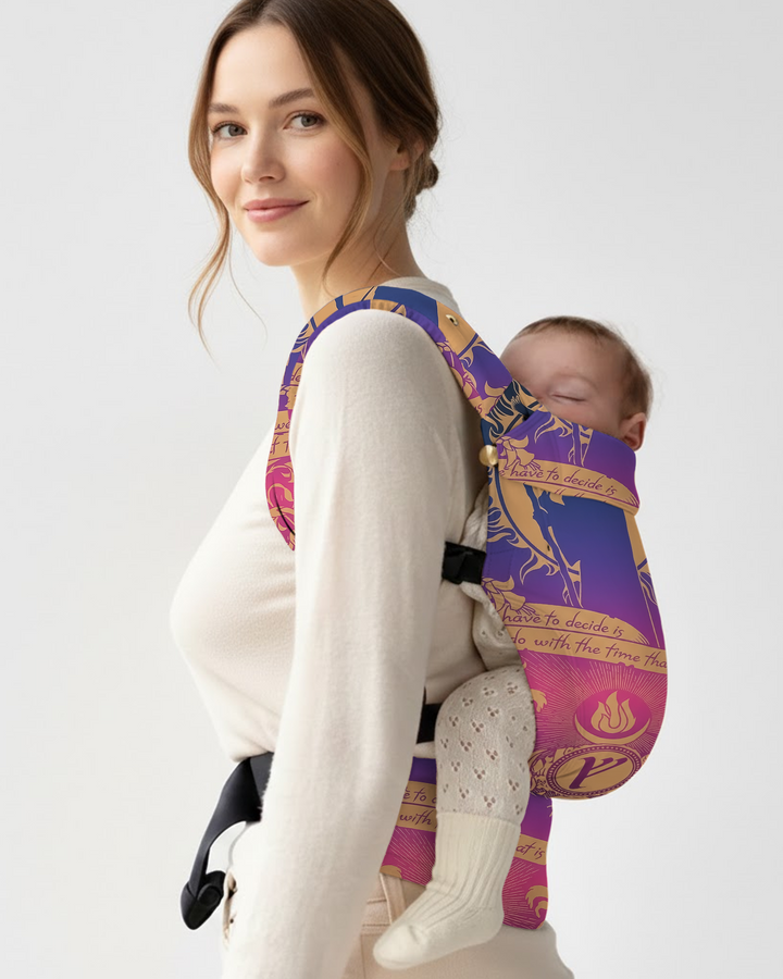Mystic Fire Emblem Gradient Scroll Baby Carrier