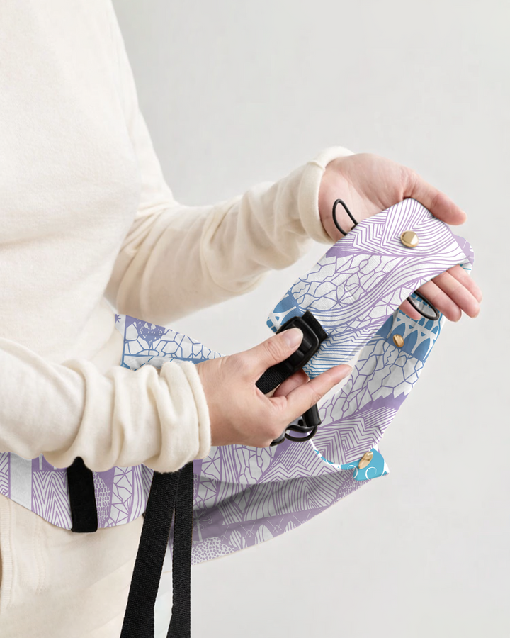 Dreamy Mountain Castle Landscape Baby Carrier