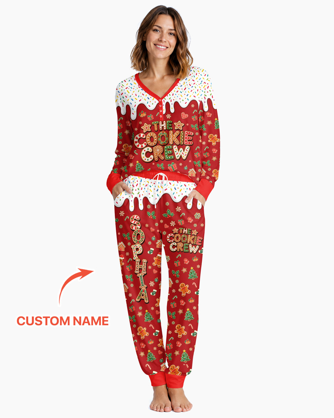 The Cookie Crew Family Matching Bamboo Women Pajama Set