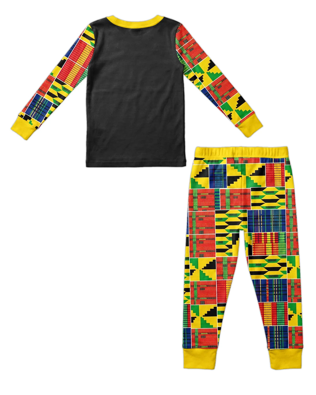 Custom Name I Am Black Child Boy Bamboo Two Piece Long Sleeve Pajama Set