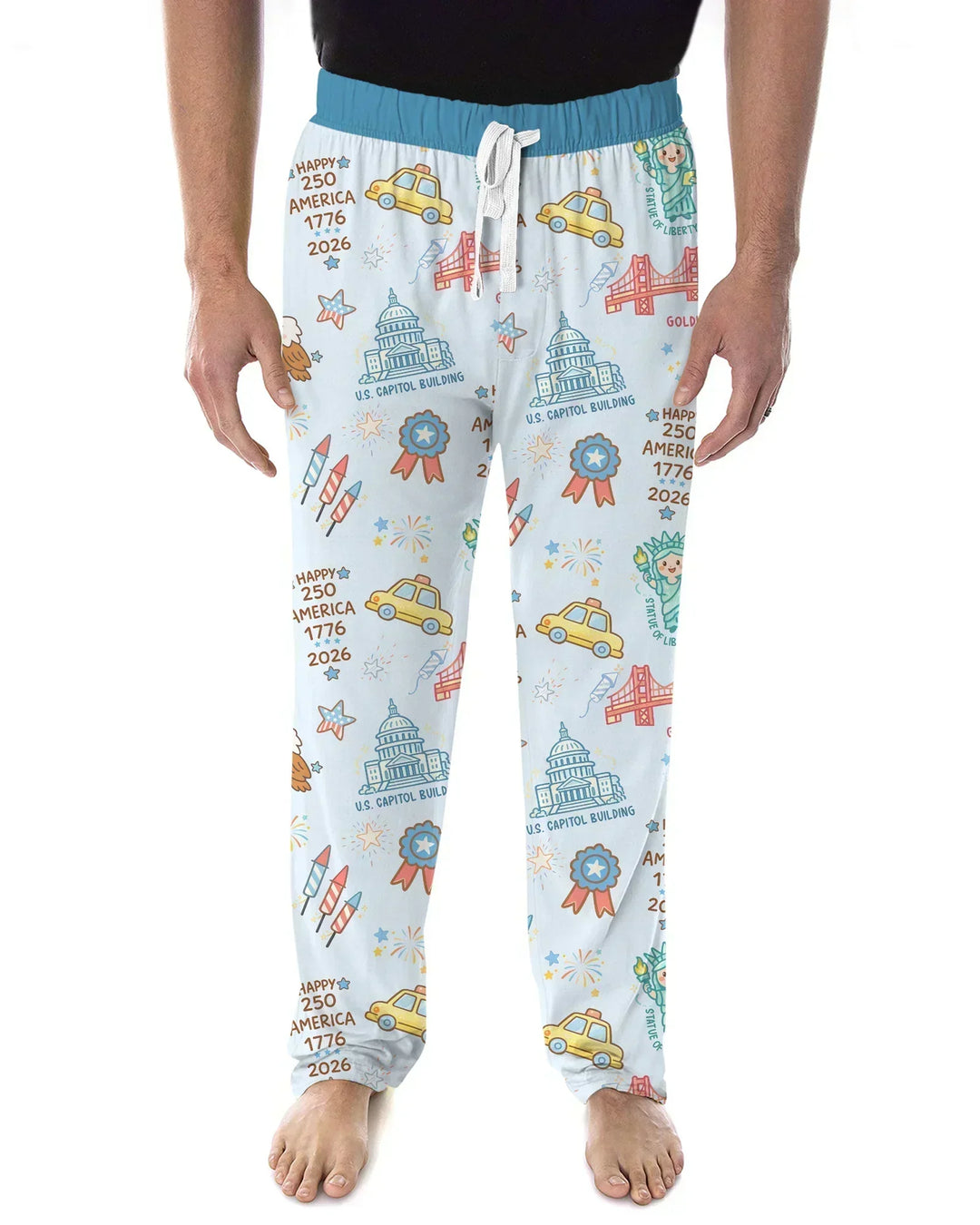 250 Years Of Freedom Men's Pajama Set