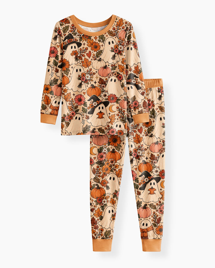 Guess Who Is A Romantic Ghost Bamboo Two Piece Long Sleeve Pajama Set