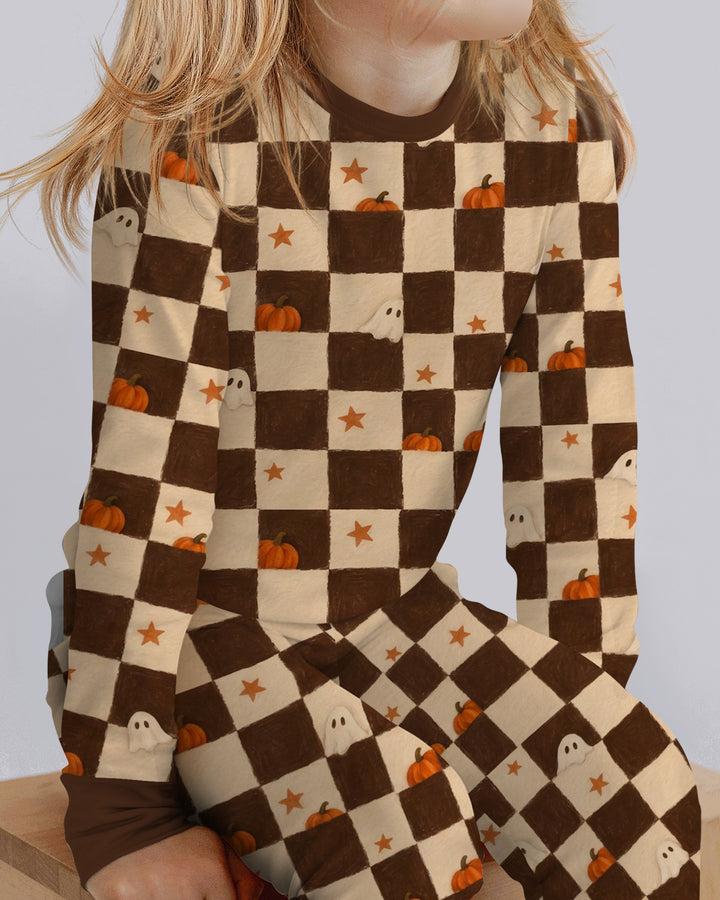 Spooky Hide And Seek Bamboo Two Piece Long Sleeve Pajama Set