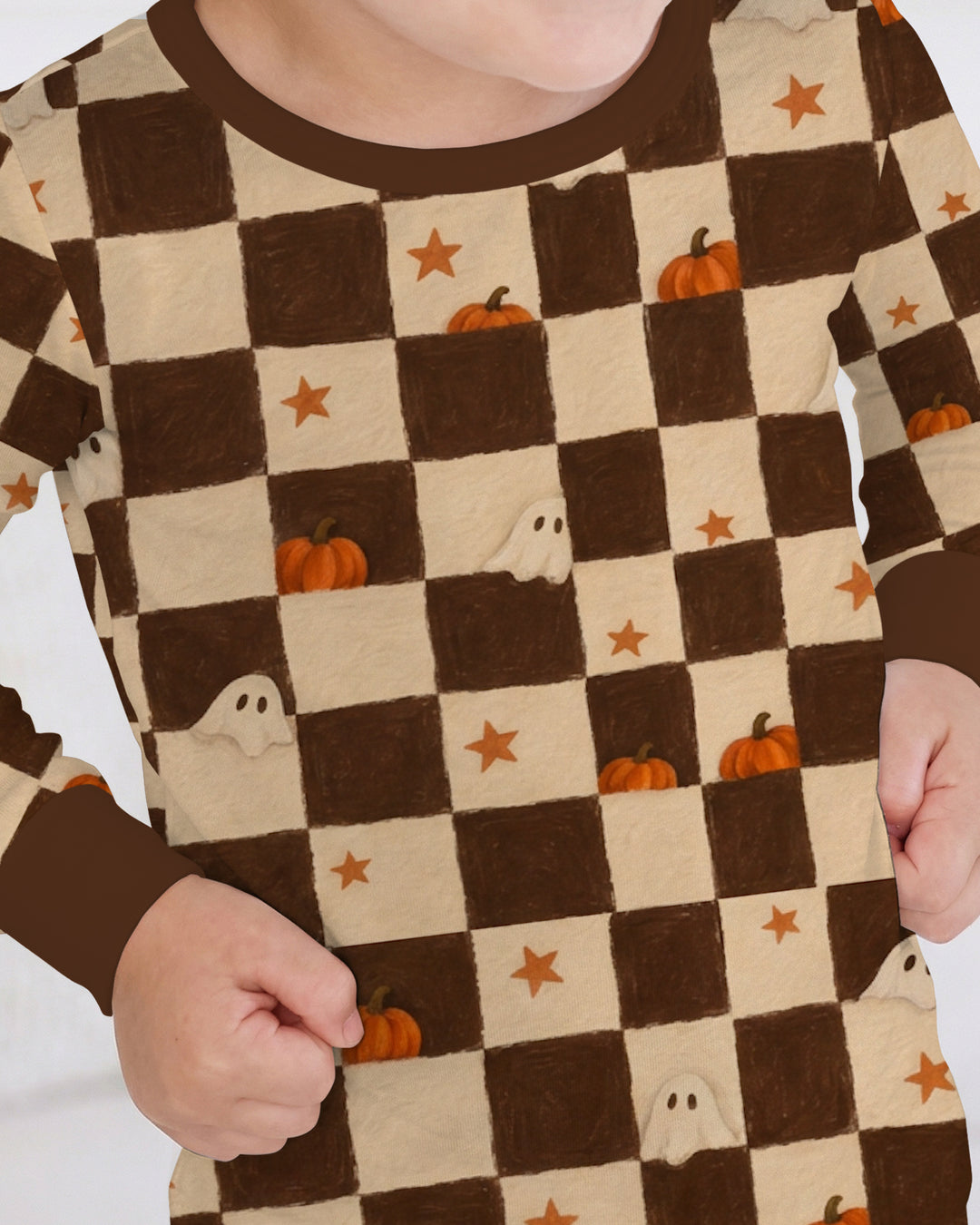 Spooky Hide And Seek Bamboo Two Piece Long Sleeve Pajama Set