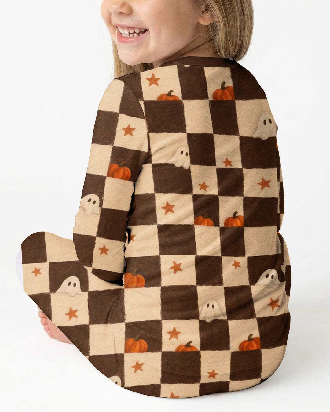 Spooky Hide And Seek Bamboo Two Piece Long Sleeve Pajama Set