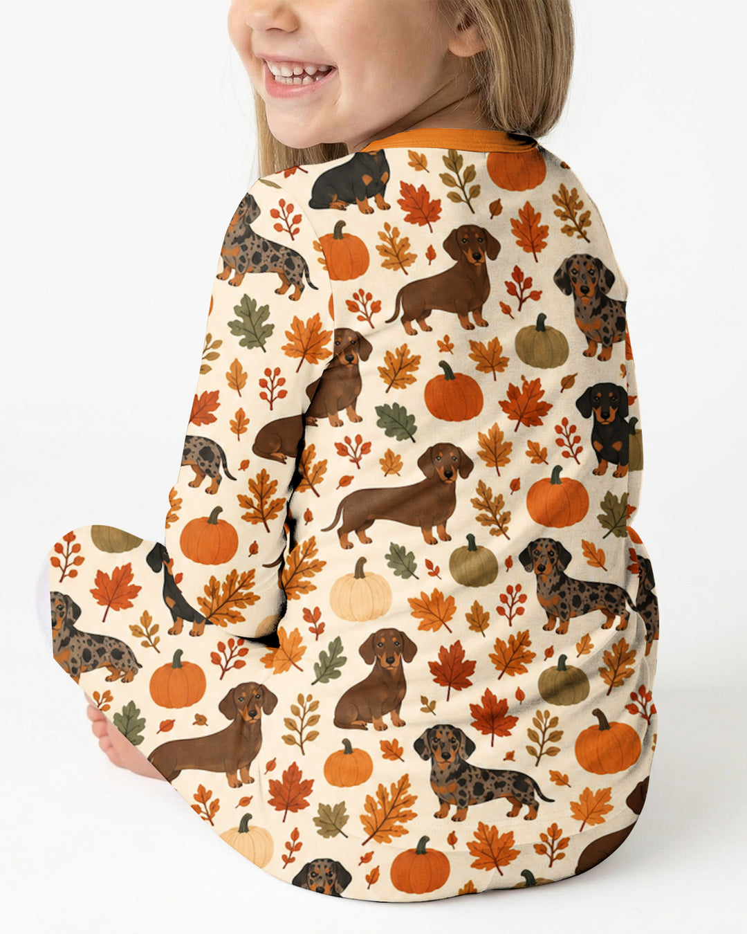 Short Legs Big Autumn Bamboo Two Piece Long Sleeve Pajama Set
