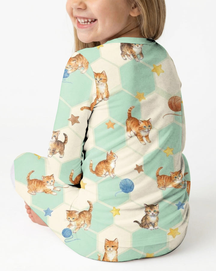 Guess Who Found The Yarn Bamboo Two Piece Long Sleeve Pajama Set