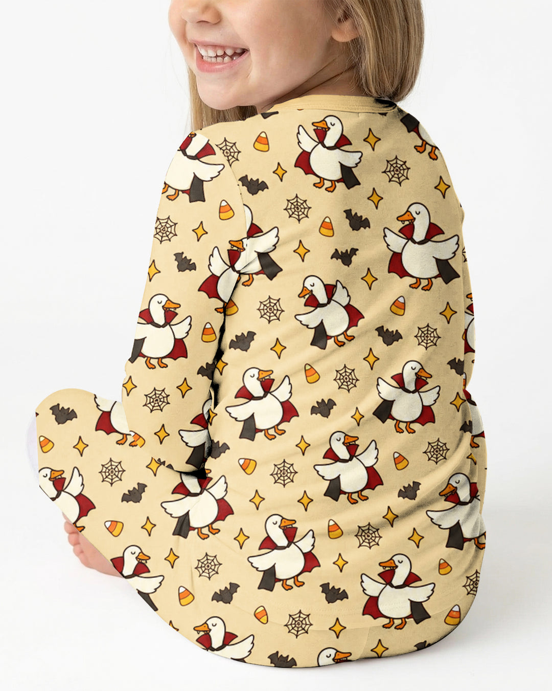 Count Duckula Candy Rush Bamboo Two Piece Long Sleeve Pajama Set