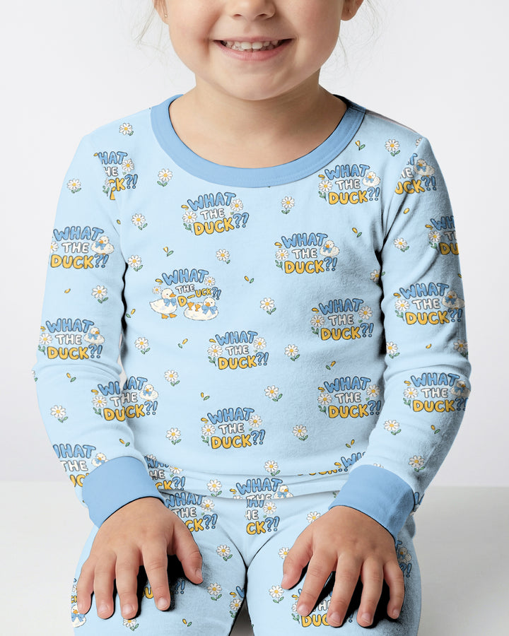 What The Duck?! Bamboo Two Piece Long Sleeve Pajama Set