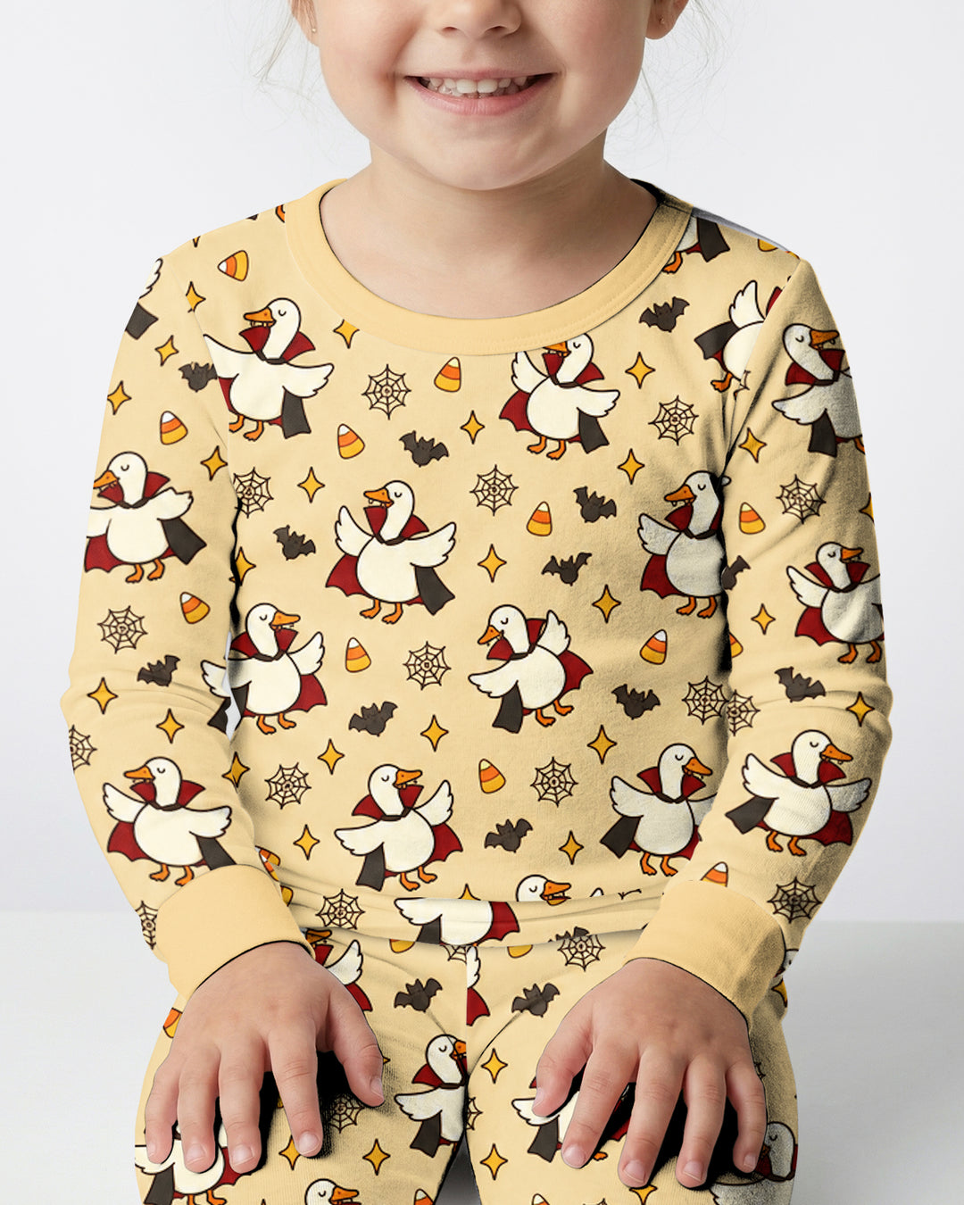 Count Duckula Candy Rush Bamboo Two Piece Long Sleeve Pajama Set